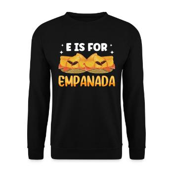 Mexican Venezuelan Empanada - Unisex Sweatshirt - black - Front - Alina (178cm) & Michal (187cm)