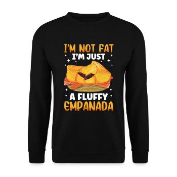 Mexican Venezuelan Empanada - Unisex Sweatshirt - black - Front - Alina (178cm) & Michal (187cm)