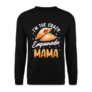 Mexican Venezuelan Empanada - Unisex Sweatshirt - black - Front - Alina (178cm) & Michal (187cm)