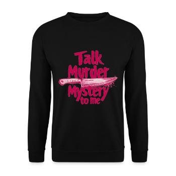 Murder Mystery Dinner plays the victim - Unisex Sweatshirt - black - Front - Alina (178cm) & Michal (187cm)