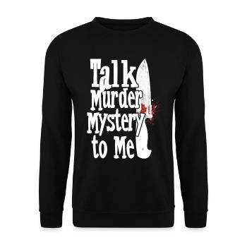 Murder Mystery Dinner plays the victim - Unisex Sweatshirt - black - Front - Alina (178cm) & Michal (187cm)