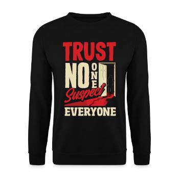 Murder Mystery Dinner, Murder Mystery Dinner - Unisex Sweatshirt - black - Front - Alina (178cm) & Michal (187cm)