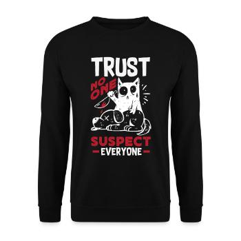 Murder Mystery Dinner, Murder Mystery Dinner - Unisex Sweatshirt - black - Front - Alina (178cm) & Michal (187cm)