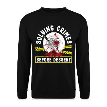 Murder Mystery Dinner, Murder Mystery Dinner - Unisex Sweatshirt - black - Front - Alina (178cm) & Michal (187cm)
