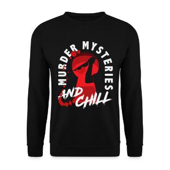 Murder Mystery Dinner, Murder Mystery Dinner - Unisex Sweatshirt - black - Front - Alina (178cm) & Michal (187cm)