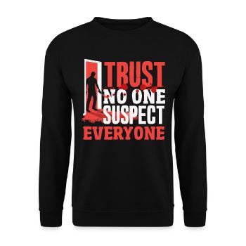 Murder Mystery Dinner, Murder Mystery Dinner - Unisex Sweatshirt - black - Front - Alina (178cm) & Michal (187cm)
