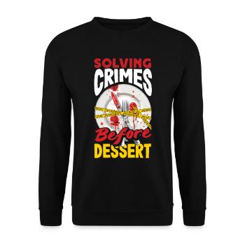 Murder Mystery Dinner, Murder Mystery Dinner - Unisex Sweatshirt - black - Front - Alina (178cm) & Michal (187cm)