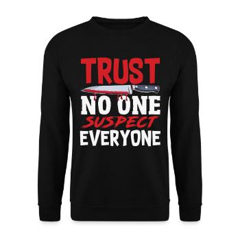 Murder Mystery Dinner, Murder Mystery Dinner - Unisex Sweatshirt - black - Front - Alina (178cm) & Michal (187cm)