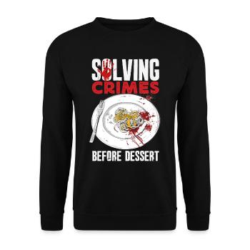 Murder Mystery Dinner, Murder Mystery Dinner - Unisex Sweatshirt - black - Front - Alina (178cm) & Michal (187cm)