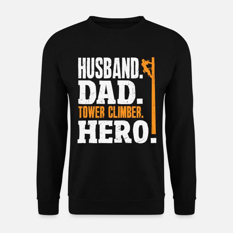 Turmkletterer-techniker Turmarbeiter - Unisex Pullover - Schwarz