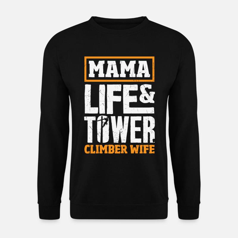 Turmkletterer-techniker Turmarbeiter - Unisex Pullover - Schwarz