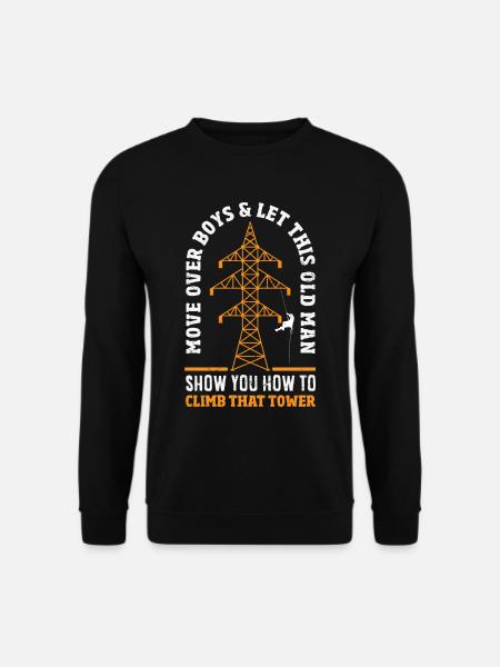 Turmkletterer-techniker Turmarbeiter - Unisex Pullover - Schwarz