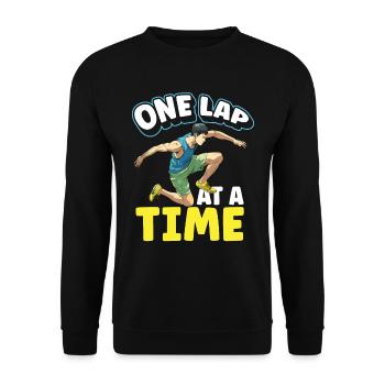 Athlétisme Jeux d’athlétisme - Sweat-shirt Unisexe - noir - Devant - Alina (178cm) & Michal (187cm)