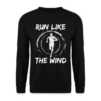 Athletics Athletics Games - Unisex Sweatshirt - black - Front - Alina (178cm) & Michal (187cm)
