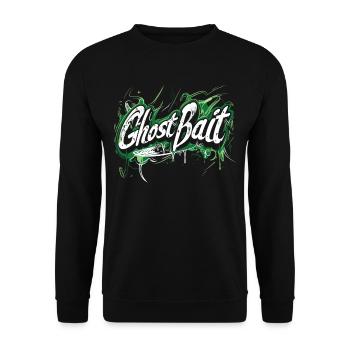 Ghost Bait Paranormal Ghost Hunter - Unisex Sweatshirt - black - Front - Alina (178cm) & Michal (187cm)
