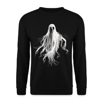 Appât fantôme Paranormal Chasseur de fantômes - Sweat-shirt Unisexe - noir - Devant - Alina (178cm) & Michal (187cm)