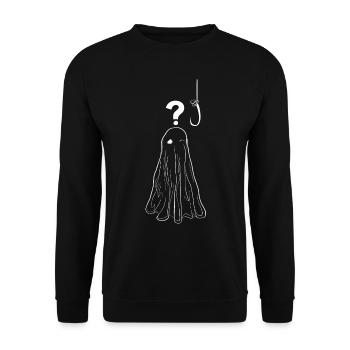 Ghost Bait Paranormal Ghost Hunter - Unisex Sweatshirt - black - Front - Alina (178cm) & Michal (187cm)