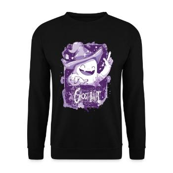 Appât fantôme Paranormal Chasseur de fantômes - Sweat-shirt Unisexe - noir - Devant - Alina (178cm) & Michal (187cm)