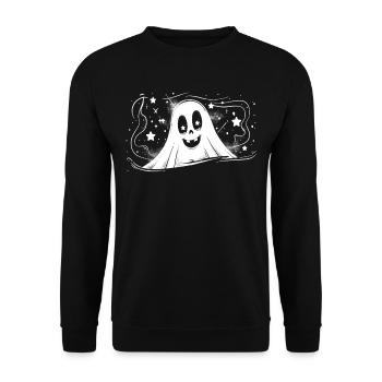 Ghost Bait Paranormal Ghost Hunter - Unisex Sweatshirt - black - Front - Alina (178cm) & Michal (187cm)