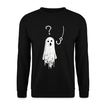 Appât fantôme Paranormal Chasseur de fantômes - Sweat-shirt Unisexe - noir - Devant - Alina (178cm) & Michal (187cm)