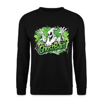 Ghost Bait Paranormal Ghost Hunter - Unisex Sweatshirt - black - Front - Alina (178cm) & Michal (187cm)