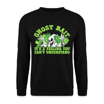 Appât fantôme Paranormal Chasseur de fantômes - Sweat-shirt Unisexe - noir - Devant - Alina (178cm) & Michal (187cm)