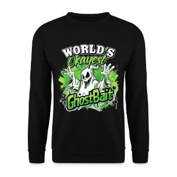 Appât fantôme Paranormal Chasseur de fantômes - Sweat-shirt Unisexe - noir - Devant - Alina (178cm) & Michal (187cm)