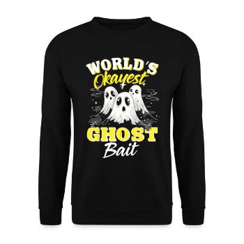 Appât fantôme Paranormal Chasseur de fantômes - Sweat-shirt Unisexe - noir - Devant - Alina (178cm) & Michal (187cm)