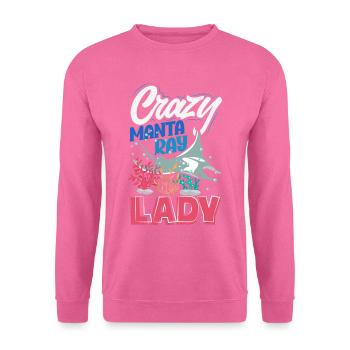 Ocean Animal Diving Stingray Mantarochen - Unisex Pullover - Pink - Vorne