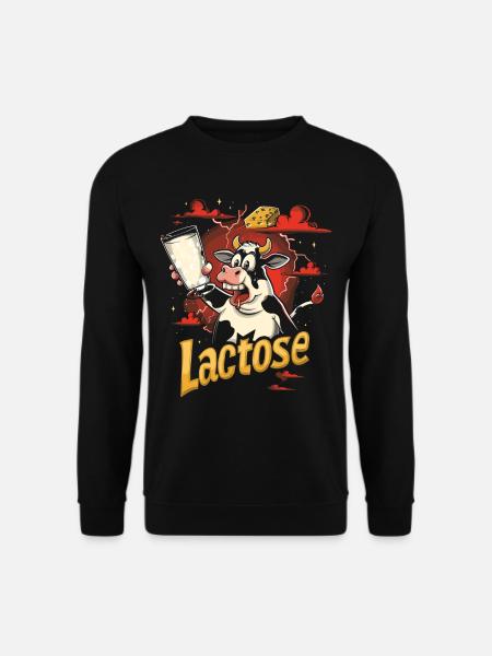 Laktosetolerant Oder Laktoseintolerant - Unisex Pullover - Schwarz