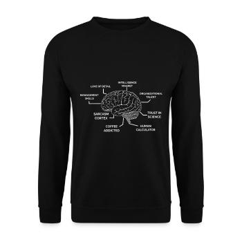 Daten Oder Es Passierte Nicht Big Data - Unisex Pullover - Schwarz - Vorne - Alina (178cm) & Michal (187cm)