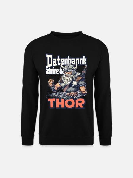 Datenbankadministrathor Codierung Datenanalyst - Unisex Pullover - Schwarz