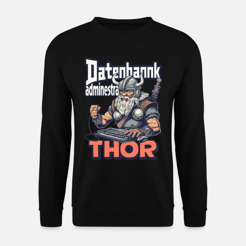 Datenbankadministrathor Codierung Datenanalyst - Unisex Pullover - Schwarz