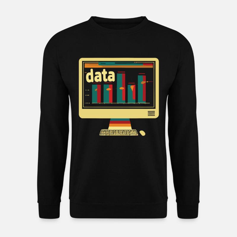 Behavioral Analyst Data Coding - Unisex Sweatshirt - black