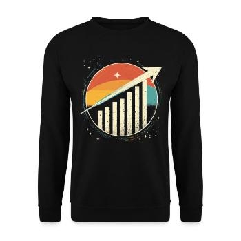 Behavioral Analyst Data Coding - Unisex Sweatshirt - black - Front - Alina (178cm) & Michal (187cm)