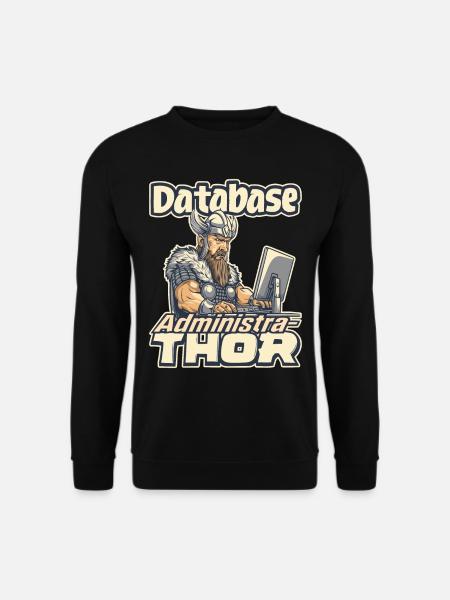 Viking Databaseadministra-thor Nerdy - Unisex Pullover - Schwarz
