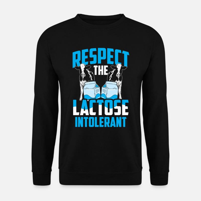 Laktosetolerant Oder Laktoseintolerant - Unisex Pullover - Schwarz