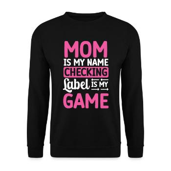 Lactose tolerant or lactose intolerant - Unisex Sweatshirt - black - Front - Alina (178cm) & Michal (187cm)