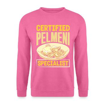 Russische Pelmeni Russische Knödel - Unisex Pullover - Pink - Vorne