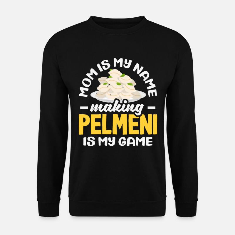 Russian pelmeni Russian dumplings - Unisex Sweatshirt - black