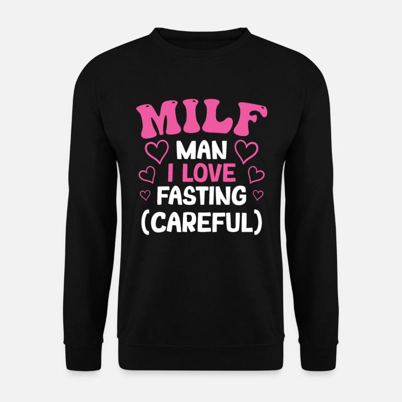 Intermittierendes Fasten Abnehmen - Unisex Pullover - Schwarz