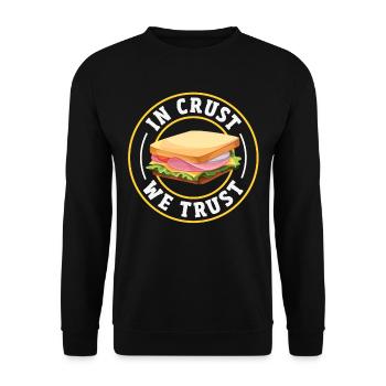 Sandwich Sandwich Snack Célébration - Sweat-shirt Unisexe - noir - Devant - Alina (178cm) & Michal (187cm)