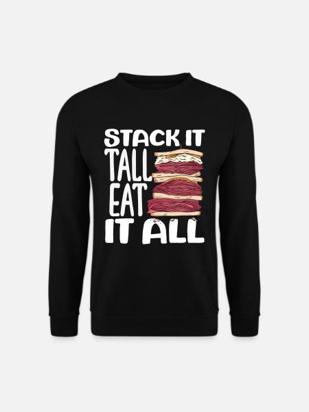 Sandwich Sandwich Snack Célébration - Sweat-shirt Unisexe - noir