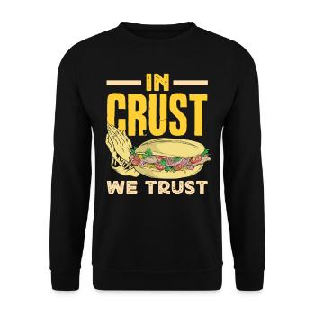 Sandwich Sandwich Snack Célébration - Sweat-shirt Unisexe - noir - Devant - Alina (178cm) & Michal (187cm)