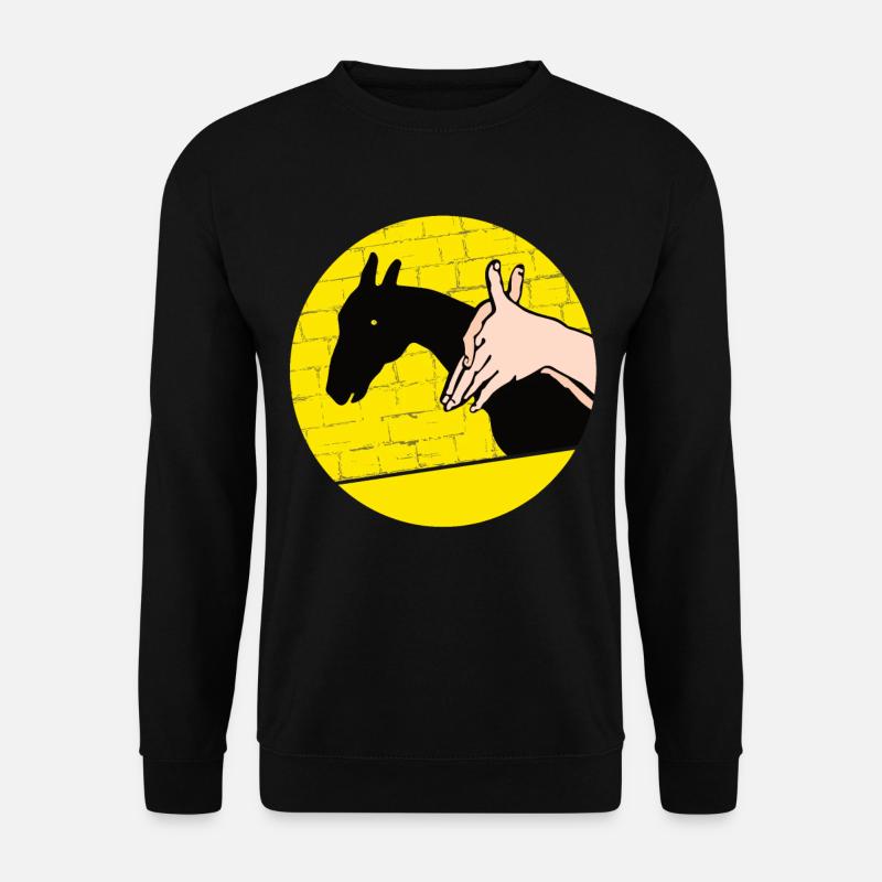 Hand Shadow Puppet Show Puppets - Unisex Sweatshirt - black