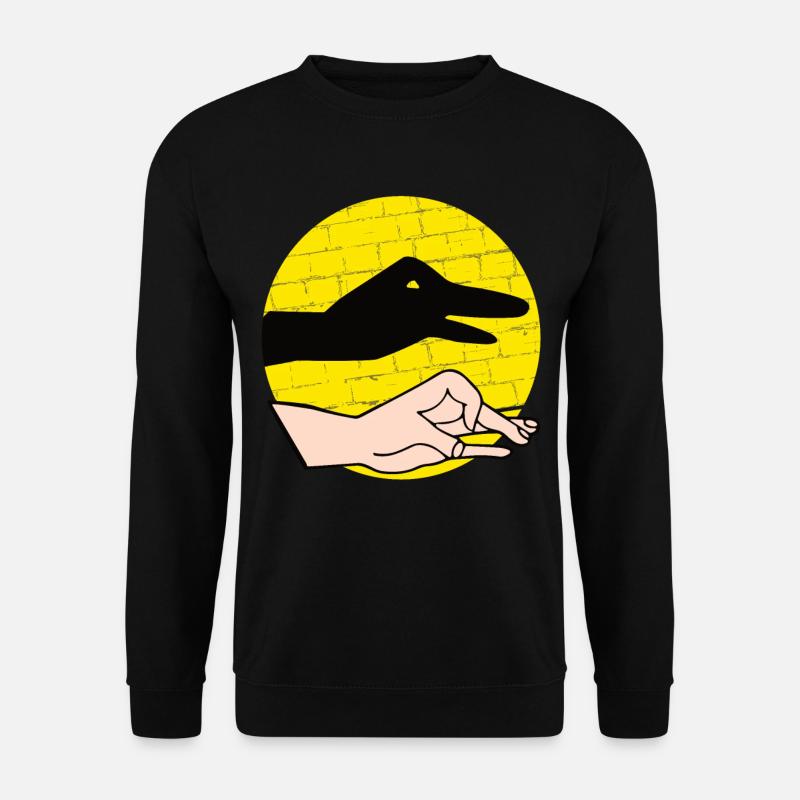 Hand Shadow Puppet Show Puppets - Unisex Sweatshirt - black