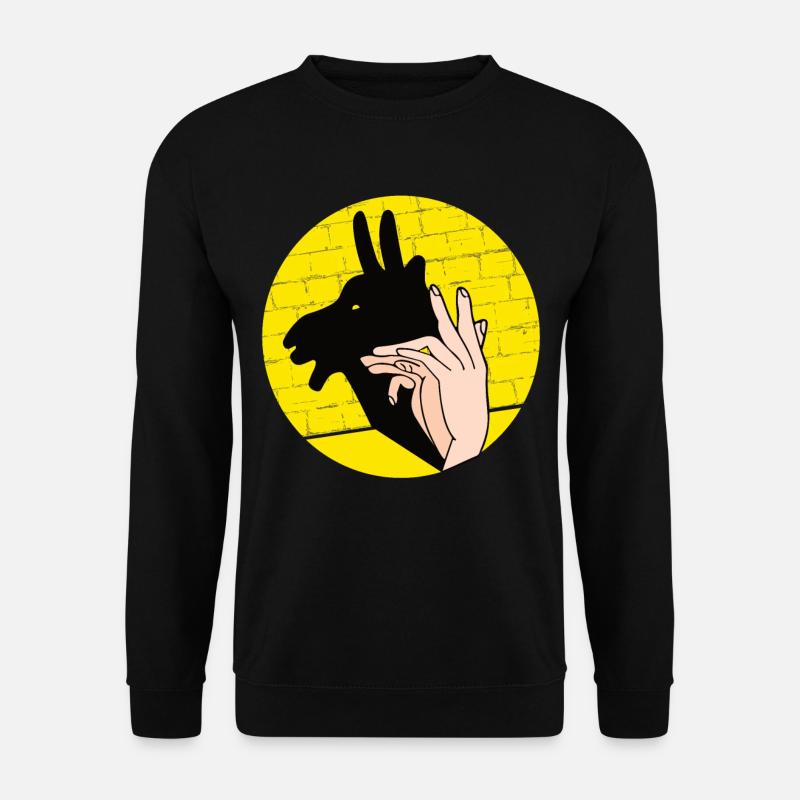 Hand Shadow Puppet Show Puppets - Unisex Sweatshirt - black