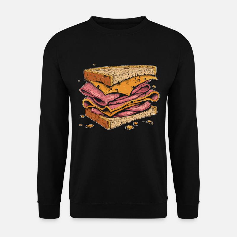 Sandwich Day Snack Celebration Sandwich - Unisex Sweatshirt - black