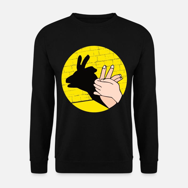 Hand Shadow Puppet Show Puppets - Unisex Sweatshirt - black