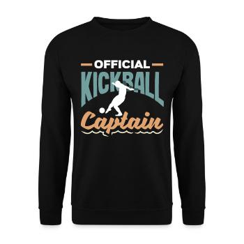 Légende du joueur de kickball - Sweat-shirt Unisexe - noir - Devant - Alina (178cm) & Michal (187cm)
